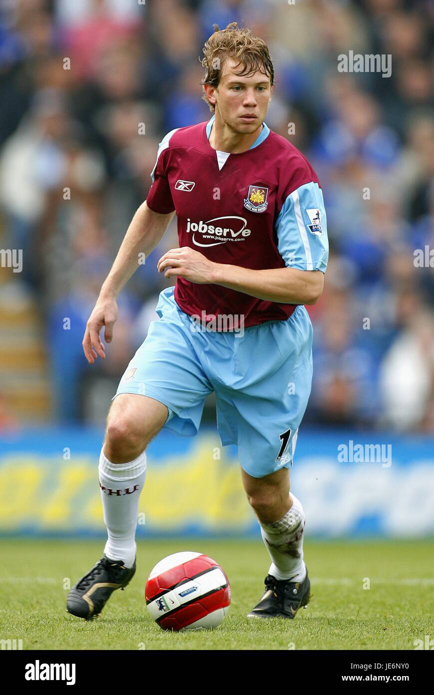 JONATHAN SPECTOR West Ham United FC FRATTON PARK PORTSMOUTH ANGLETERRE 14 Octobre 2006 Banque D'Images