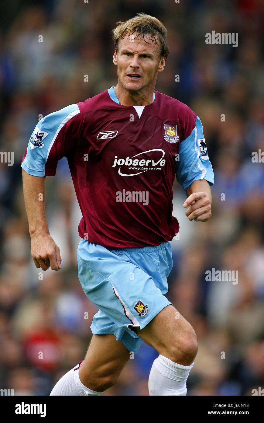 TEDDY SHERINGHAM West Ham United FC FRATTON PARK PORTSMOUTH ANGLETERRE 14 Octobre 2006 Banque D'Images