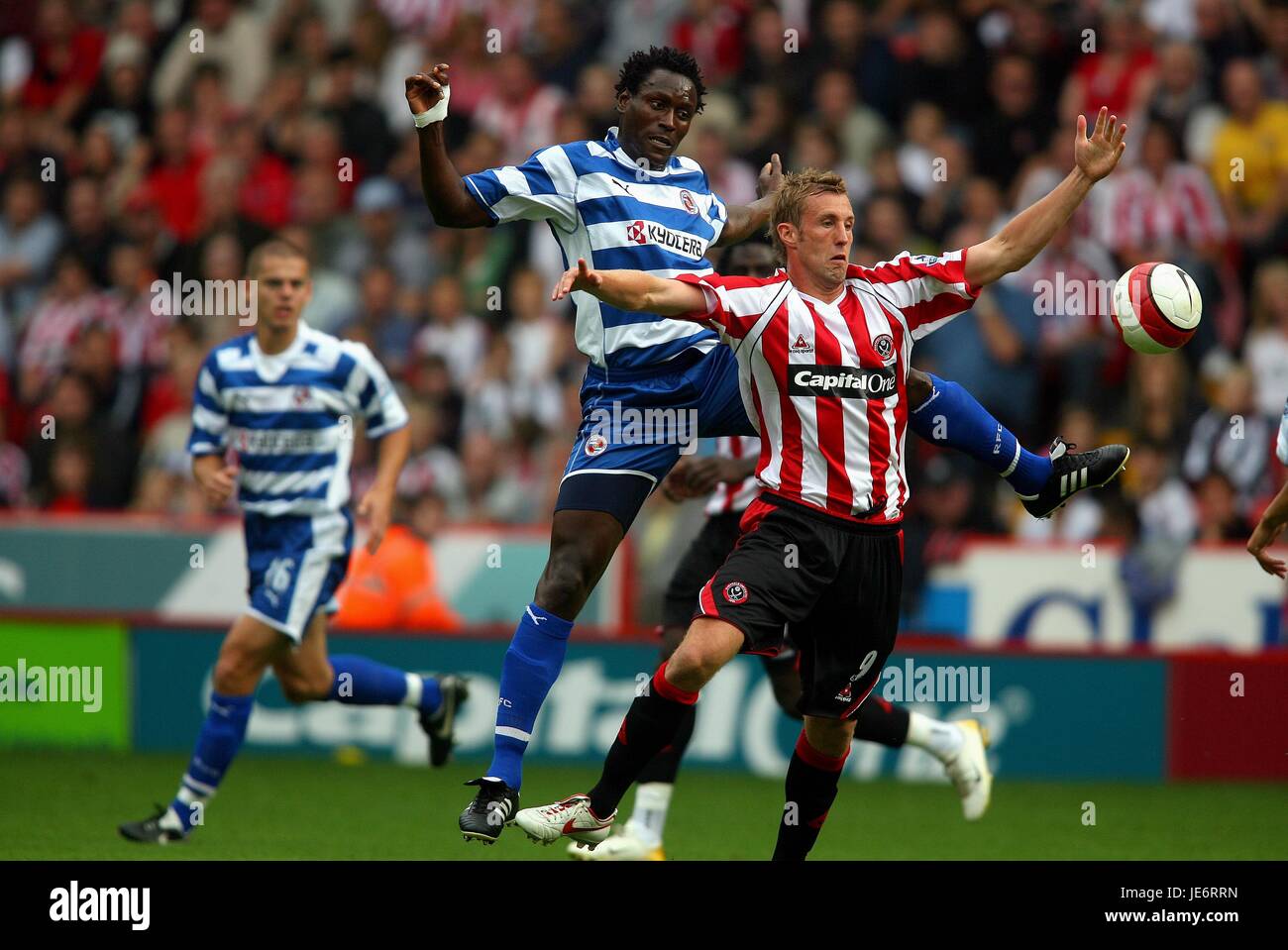 IBRAHIMA SONKO & ROB HULSE SHEFFIELD UNITED V LECTURE BRAMALL LANE SHEFFIELD ANGLETERRE 16 Septembre 2006 Banque D'Images