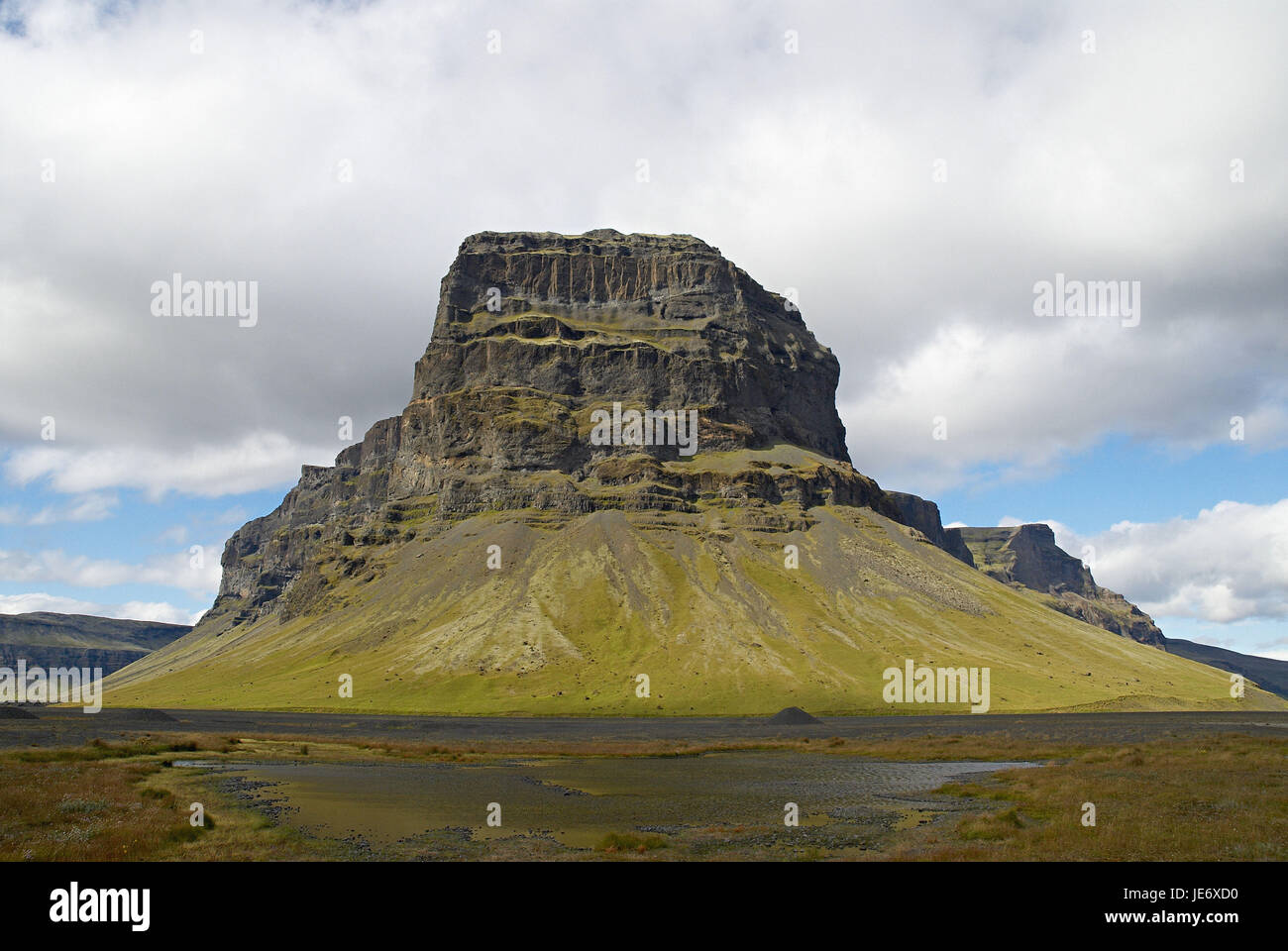 L'Islande, paysage, montagne, Raudabergsheidi, Banque D'Images