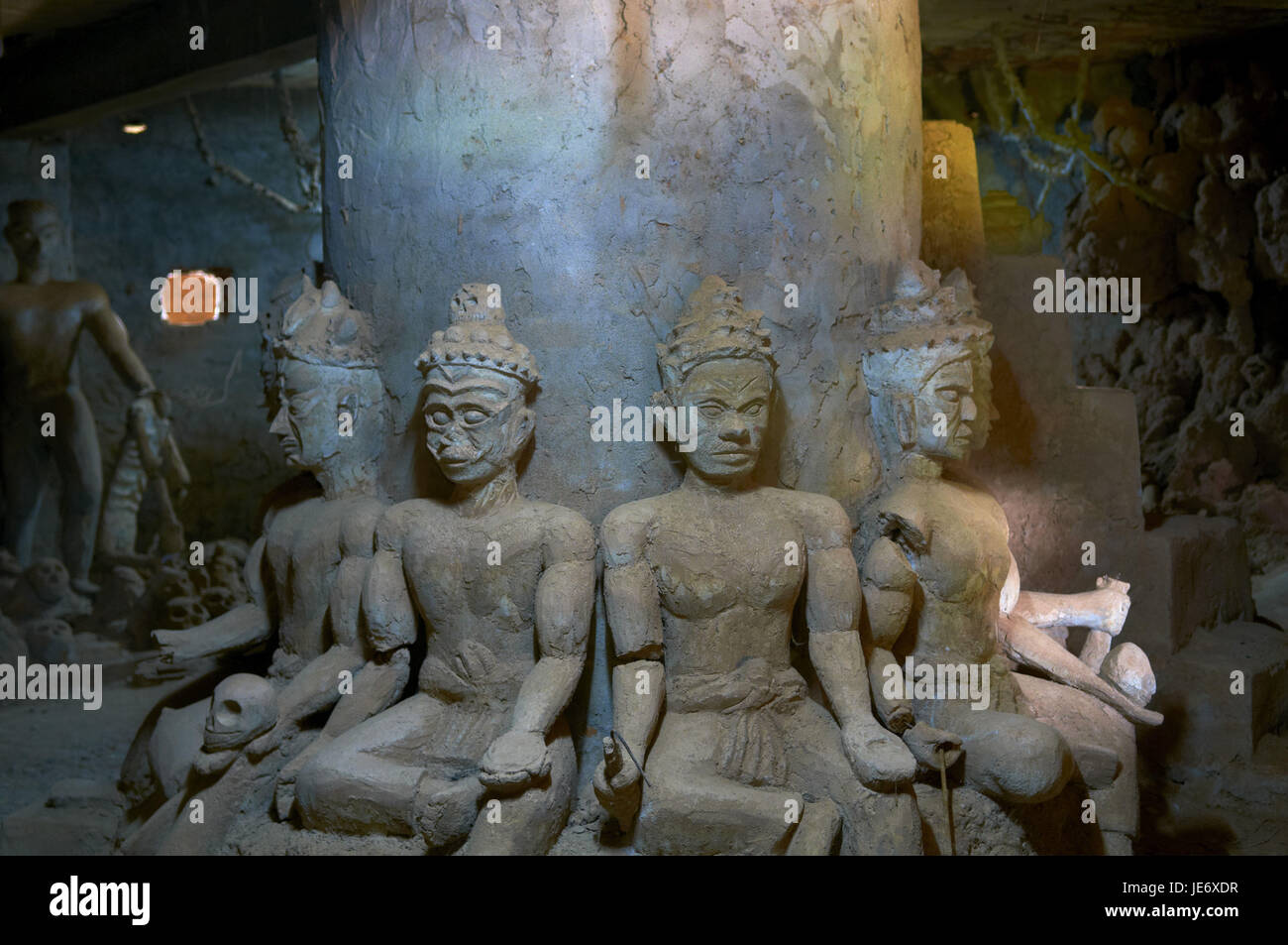 Laos, province de Vientiane, Xieng Khuan, Bouddha Park, en 1958, l'Buddha-Statuen, hindou, bouddhiste, Banque D'Images