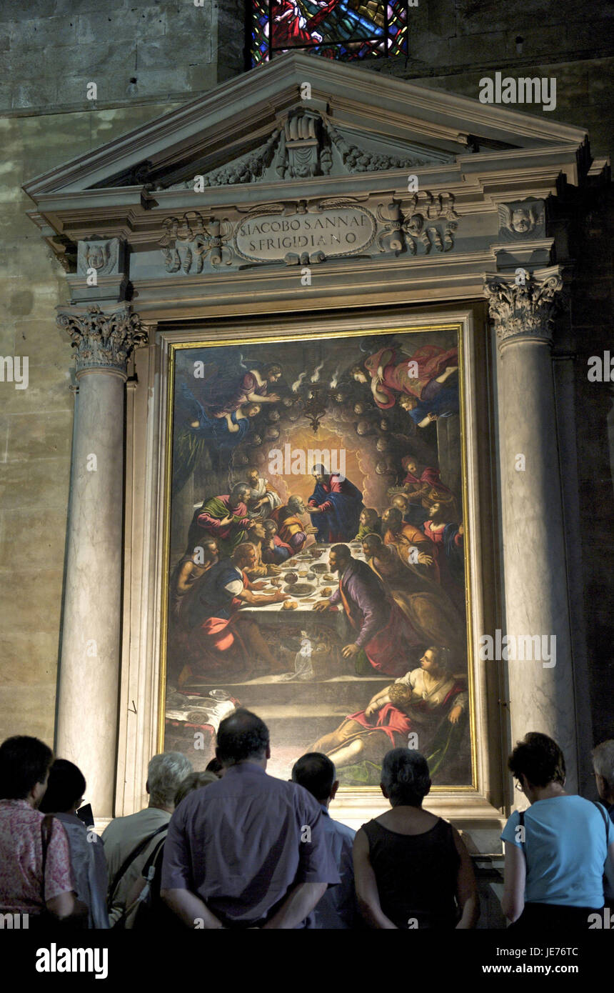 Tintoretto The Last Supper Lucca Italy Banque De Photographies Et D Tintoretto The Last Supper Lucca Italy Banque De Photographies Et D
