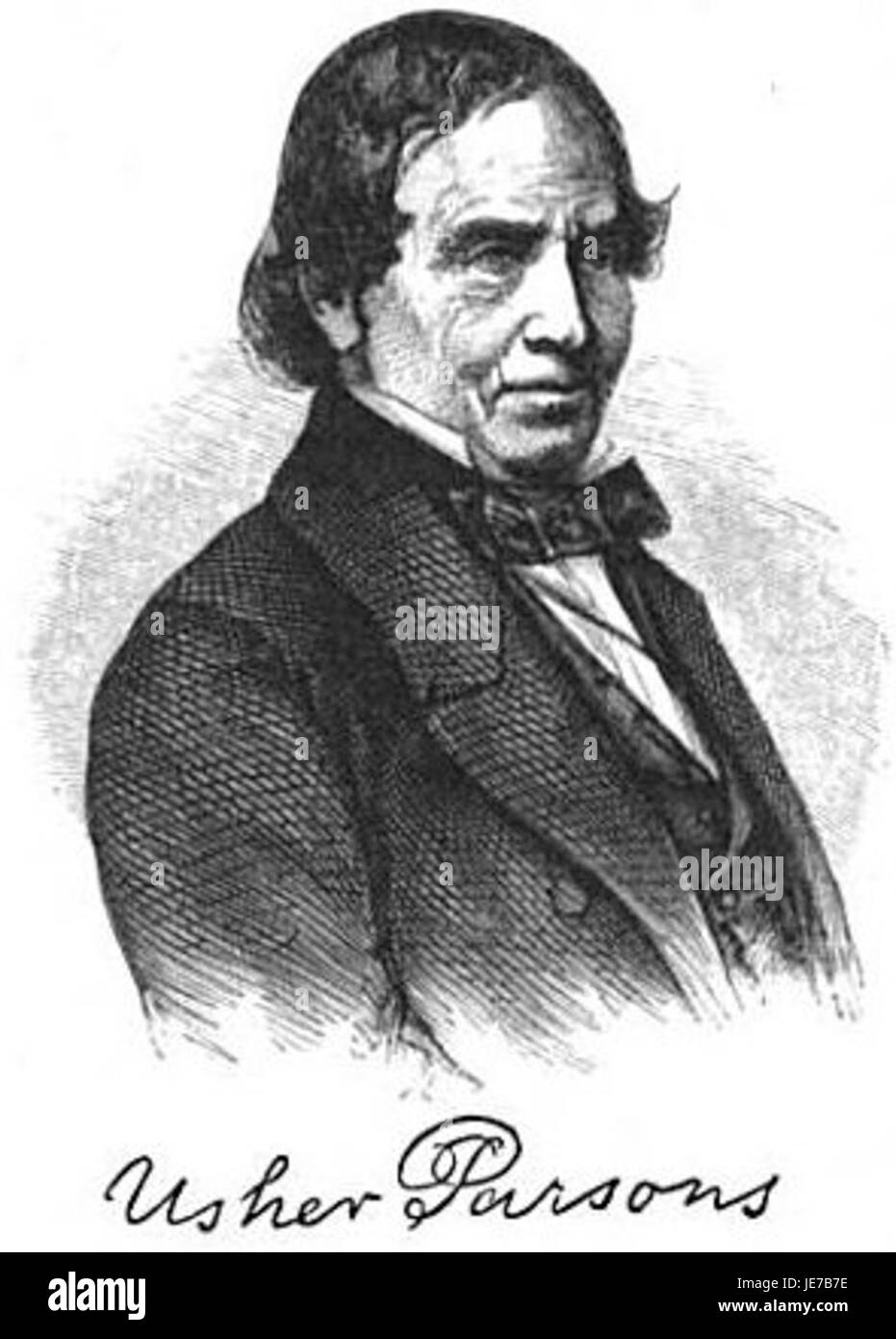 Une référence à une figure nommée Docteur U. Parsons, mettant potentiellement en évidence leur travail professionnel ou leurs contributions dans leur domaine respectif, mais manquant de détails spécifiques pour la compréhension contextuelle. Banque D'Images