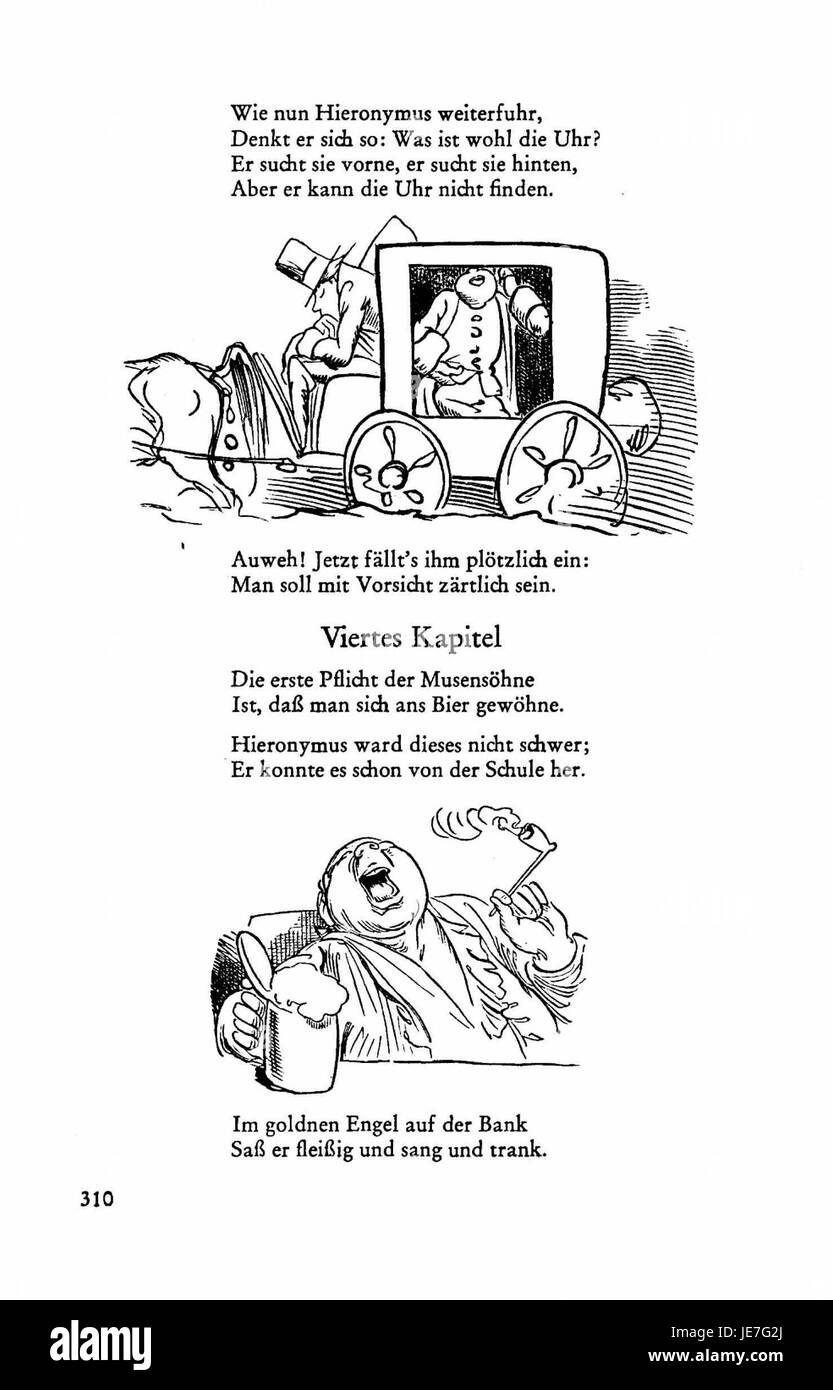 Cette œuvre intitulée 'Busch Werke v2 p 308' fait partie d'une série d'œuvres imprimées qui mettent en valeur diverses représentations artistiques de paysages et de nature. La pièce est une représentation détaillée des formes naturelles et de leur intégration dans le style signature de l'artiste. Banque D'Images