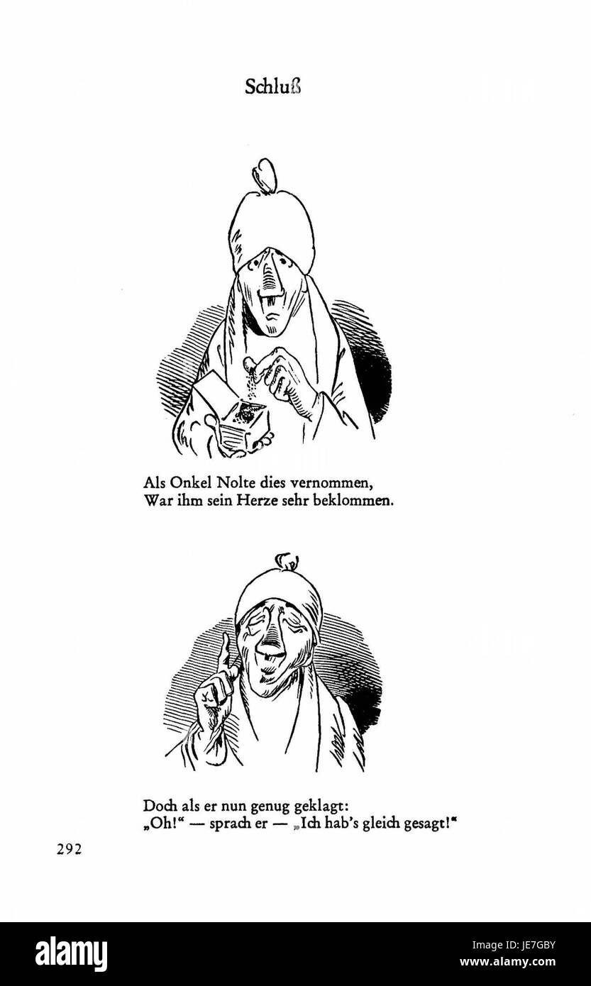 Page 290 de 'Busch Werke v2', documentant les œuvres de l'artiste allemand Busch, mettant en valeur sa gamme artistique et son impact. Banque D'Images