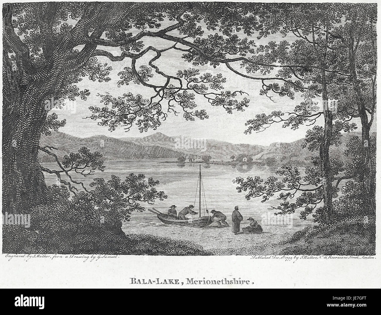 Bala Lake dans le Merionethshire, pays de Galles, est une attraction naturelle populaire connue pour sa beauté pittoresque et ses activités de loisirs en plein air. Le lac est un site clé dans le parc national de Snowdonia, fournissant des habitats pour diverses espèces. Banque D'Images