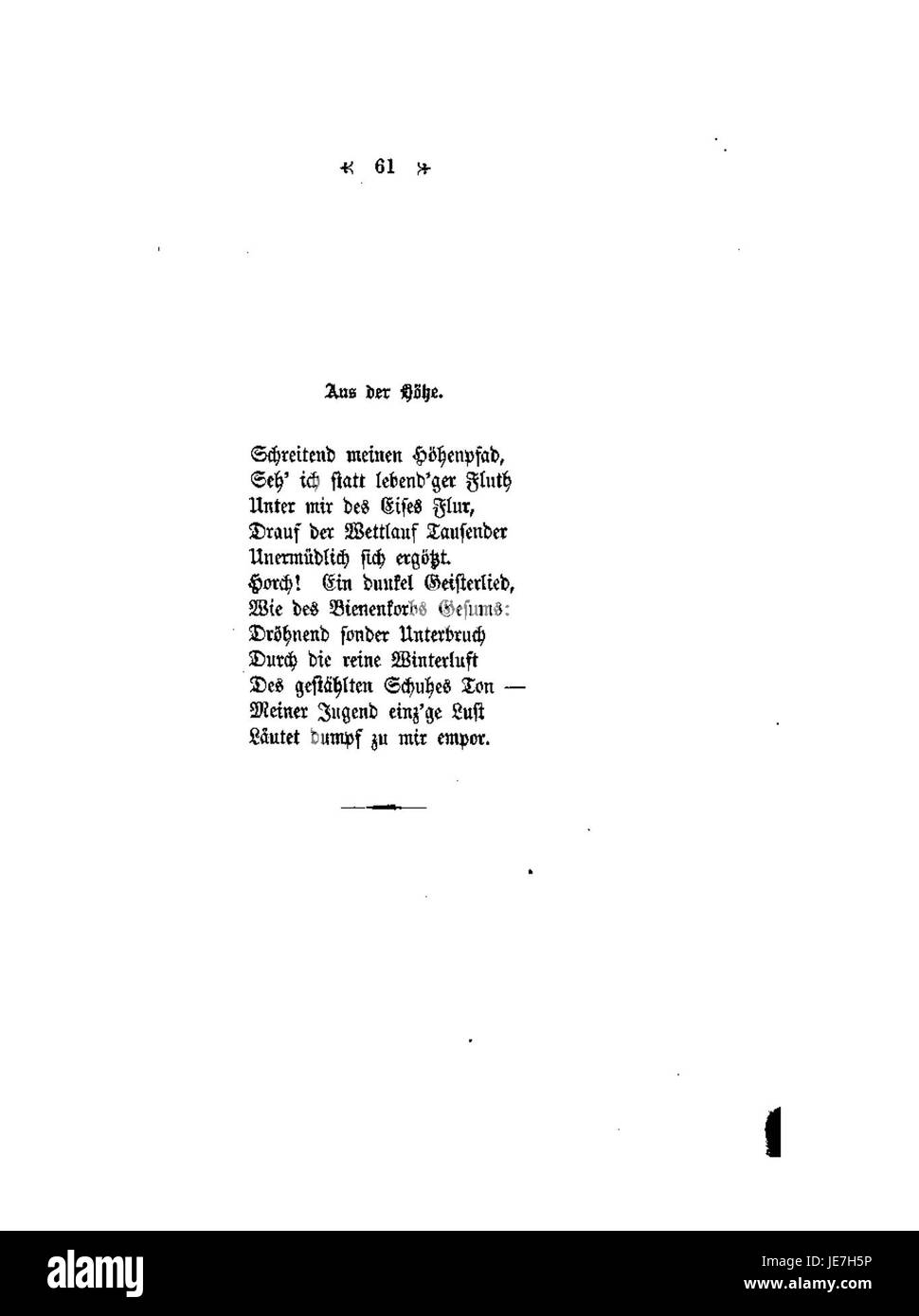 Il s'agit d'un recueil de poèmes ('Gedichte') du poète allemand Conrad Ferdinand Meyer. Les poèmes reflètent des thèmes de l'histoire, de la culture et de l'expérience humaine, souvent placés dans des contextes historiques importants. Banque D'Images