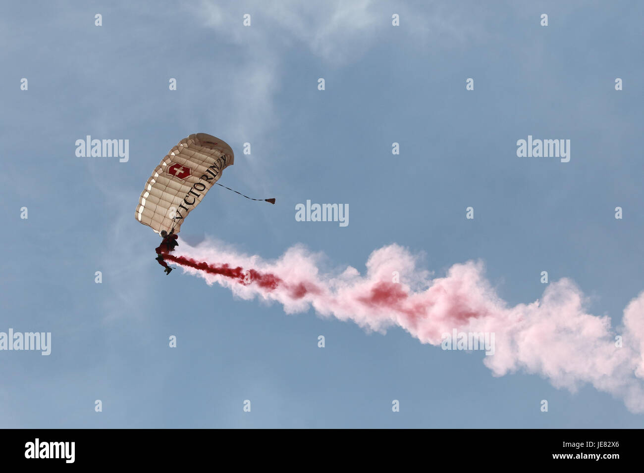 Colchester, Essex, Royaume-Uni. 23 Juin, 2017. Le Prince de Galles visite Caserne Merville à Colchester, Essex, pour marquer sa 40e année en tant que colonel en chef du régiment de parachutistes. Crédit : David Johnson/Alamy Live News Banque D'Images