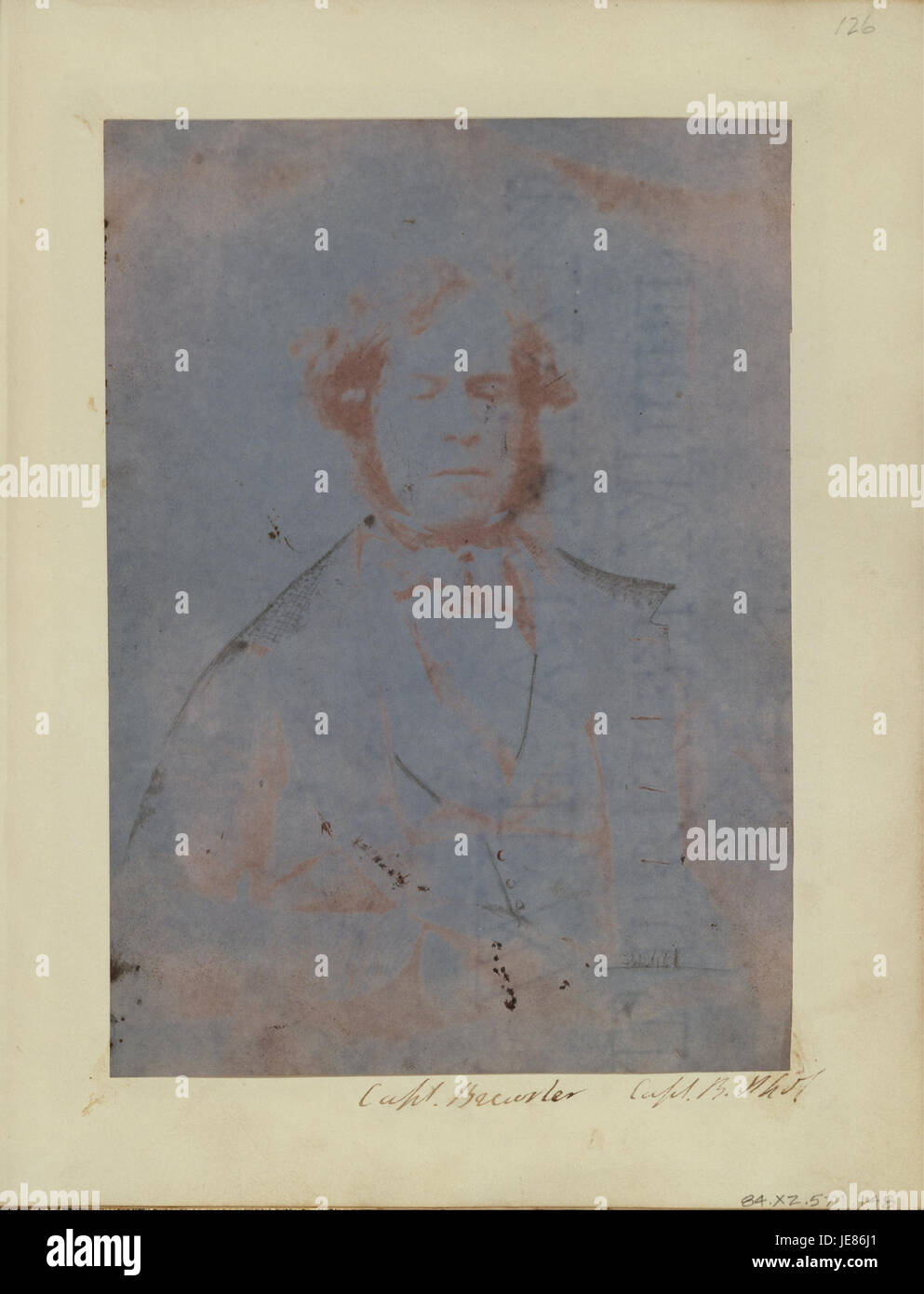 Le capitaine Henry Craigie Brewster (British - (Auto-portrait de Henry Craigie Brewster) - Banque D'Images Le capitaine Henry Craigie Brewster (British - (Auto-portrait de Henry Craigie Brewster) - Banque D'Images