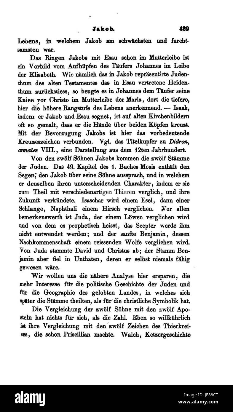 La série « Christian symbolism » de Johann Menzel, plate I, illustre les symboles chrétiens et leurs significations dans les religieux compris Banque D'Images