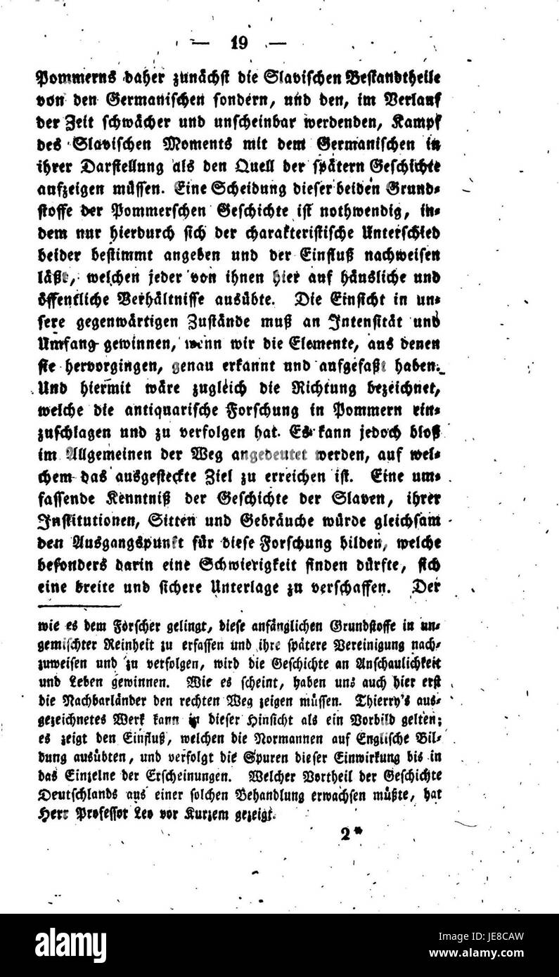 'De Baltische Studien' est une collection savante axée sur l'histoire, la culture et les langues de la région Baltique. Volume 01, page 019 traite des débuts de l'histoire de la Baltique et de son impact sur le développement européen. Banque D'Images