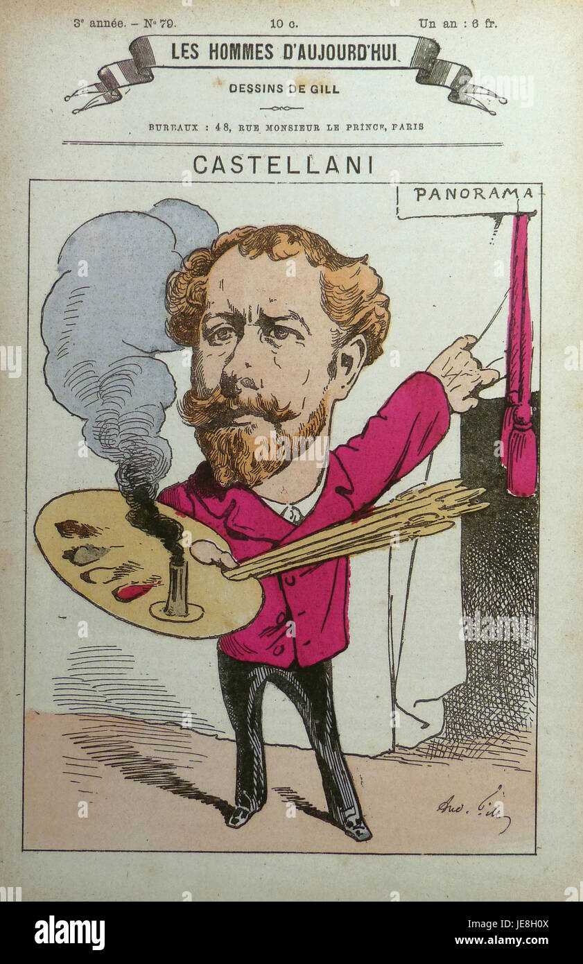 Castellani par Gill est une œuvre photographique de Gillian Wear, mettant en scène un portrait de l'actrice italienne Gina Lollobrigida, explorant les thèmes de l'identité et de la culture des célébrités. Banque D'Images