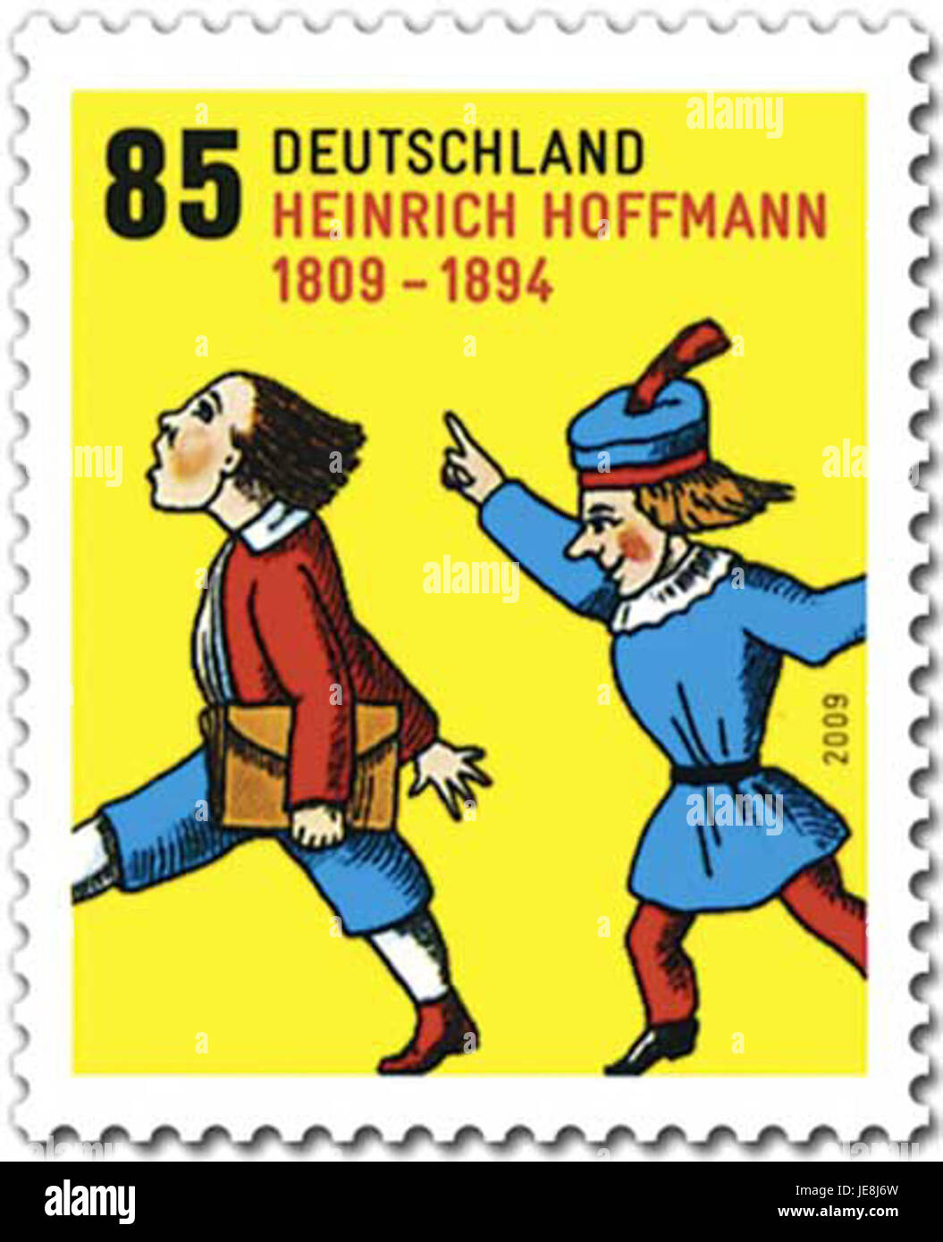 DPAG 2009 présente les œuvres de Heinrich Hoffmann, en se concentrant sur ses contributions à la littérature allemande et à la littérature Les œuvres de Hoffmann sont connues pour leur commentaire social et leur mérite littéraire au XIXe siècle. Banque D'Images