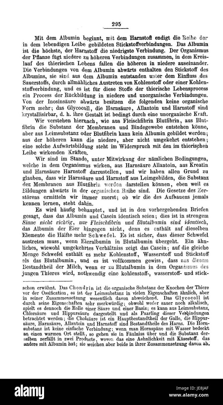 De Chemische Briefe (lettres chimiques) de Justus von Liebig, chimiste éminent du XIXe siècle, offre une série de correspondances sur les progrès de la chimie et le développement de la chimie organique. Ces lettres reflètent le rôle de Liebig dans l'élaboration de la chimie moderne à travers son approche expérimentale et ses contributions théoriques. Banque D'Images