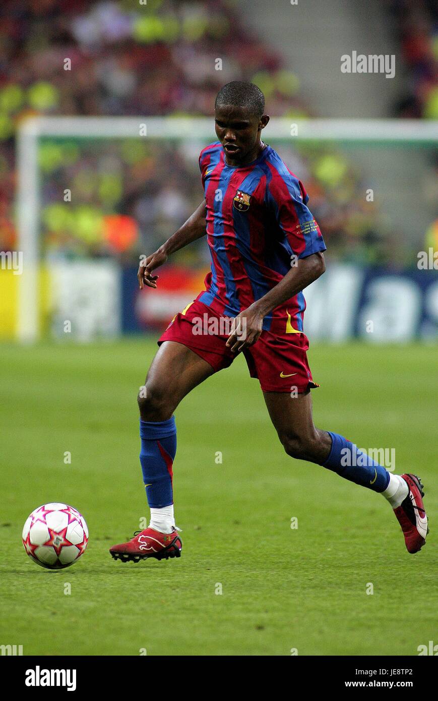 SAMUEL Eto'o le FC Barcelone STADE DE FRANCE PARIS FRANCE 17 Mai 2006 Banque D'Images