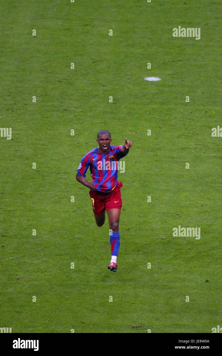 SAMUEL ETOO BARCELONE ARSENAL V STADE DE FRANCE PARIS FRANCE 17 Mai 2006 Banque D'Images