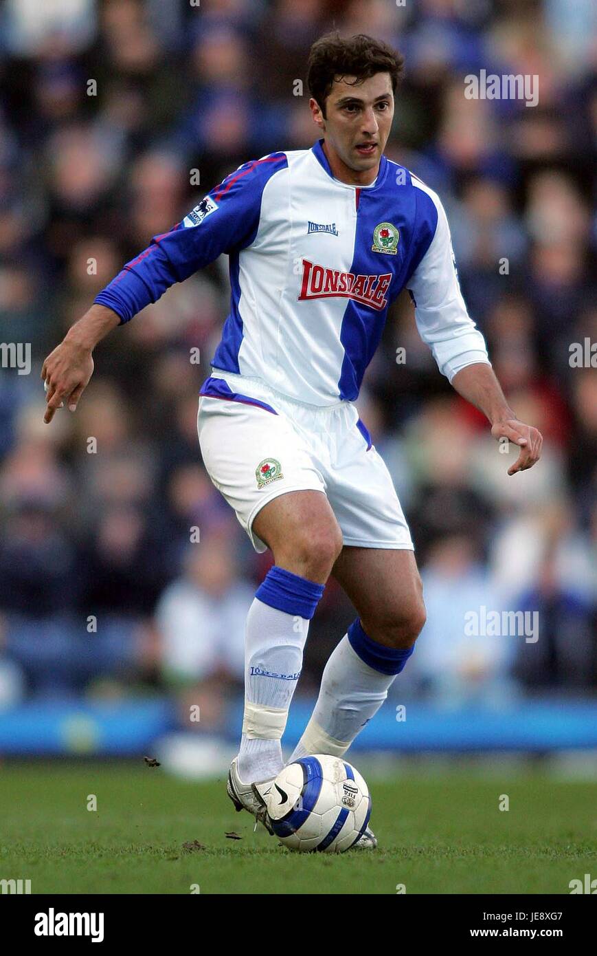 ZURAB KHIZANISHVILI Blackburn Rovers FC BLACKBURN EWOOD PARK ANGLETERRE 18 Mars 2006 Banque D'Images