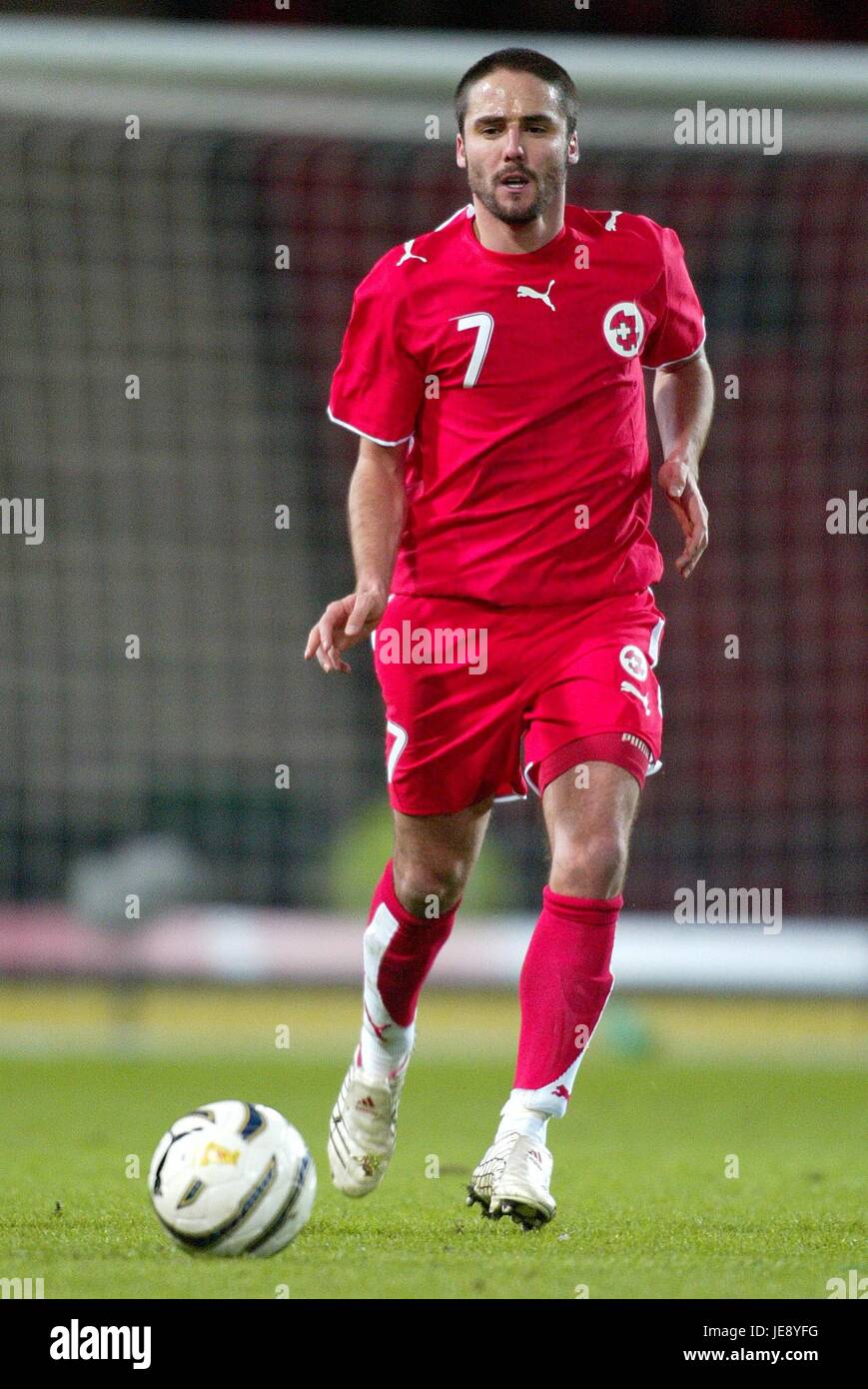 RICARDO CABANAS SUISSE & FC KOLN HAMPDEN PARK GLASGOW ECOSSE 01 Mars 2006 Banque D'Images