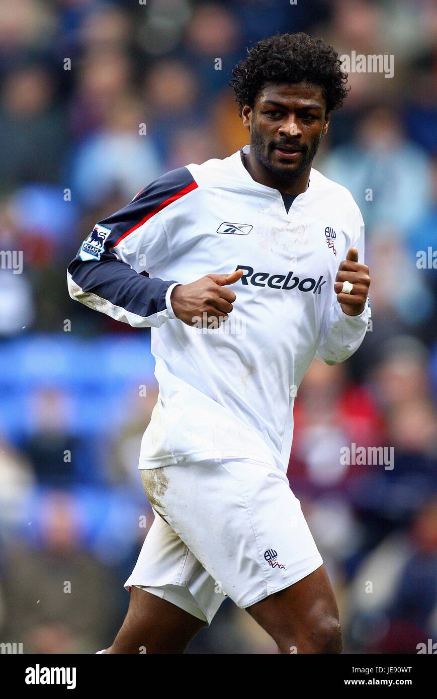 RADHI JAIDI BOLTON WANDERERS FC STADE REEBOK BOLTON ANGLETERRE 18 Février 2006 Banque D'Images