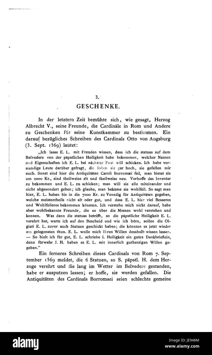 'Die Kunstbestrebungen am Bayerischen Hofe' (activités artistiques à la Cour de Bavière) traite des activités artistiques et de la culture de la cour en Bavière, en mettant l'accent sur le patronage royal et le développement culturel. Banque D'Images