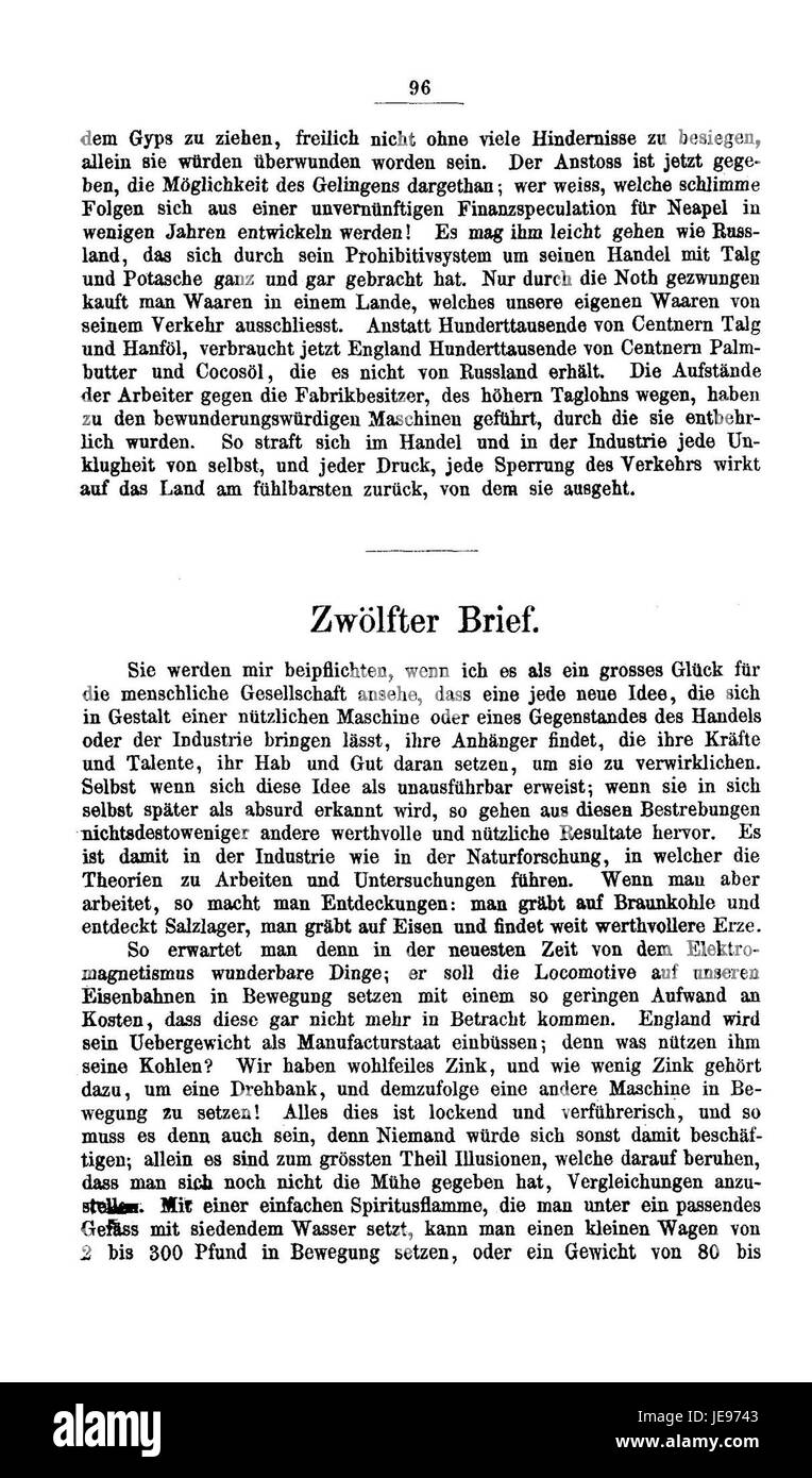 'De Chemische Briefe' de Justus von Liebig est une collection de lettres scientifiques qui traitent de divers processus chimiques et expériences. Rédigées par le chimiste renommé, ces lettres ont eu un impact durable sur le domaine de la chimie et de la science. Banque D'Images