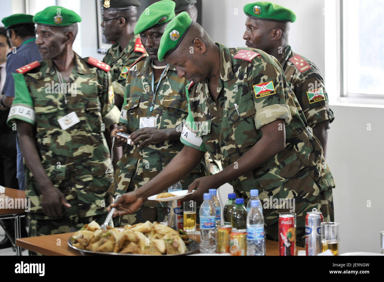 L'image capture la célébration de la Journée de l'indépendance du Burundi le 8 juillet 2014, avec des événements publics commémorant la souveraineté du pays et l'histoire de l'indépendance. Banque D'Images