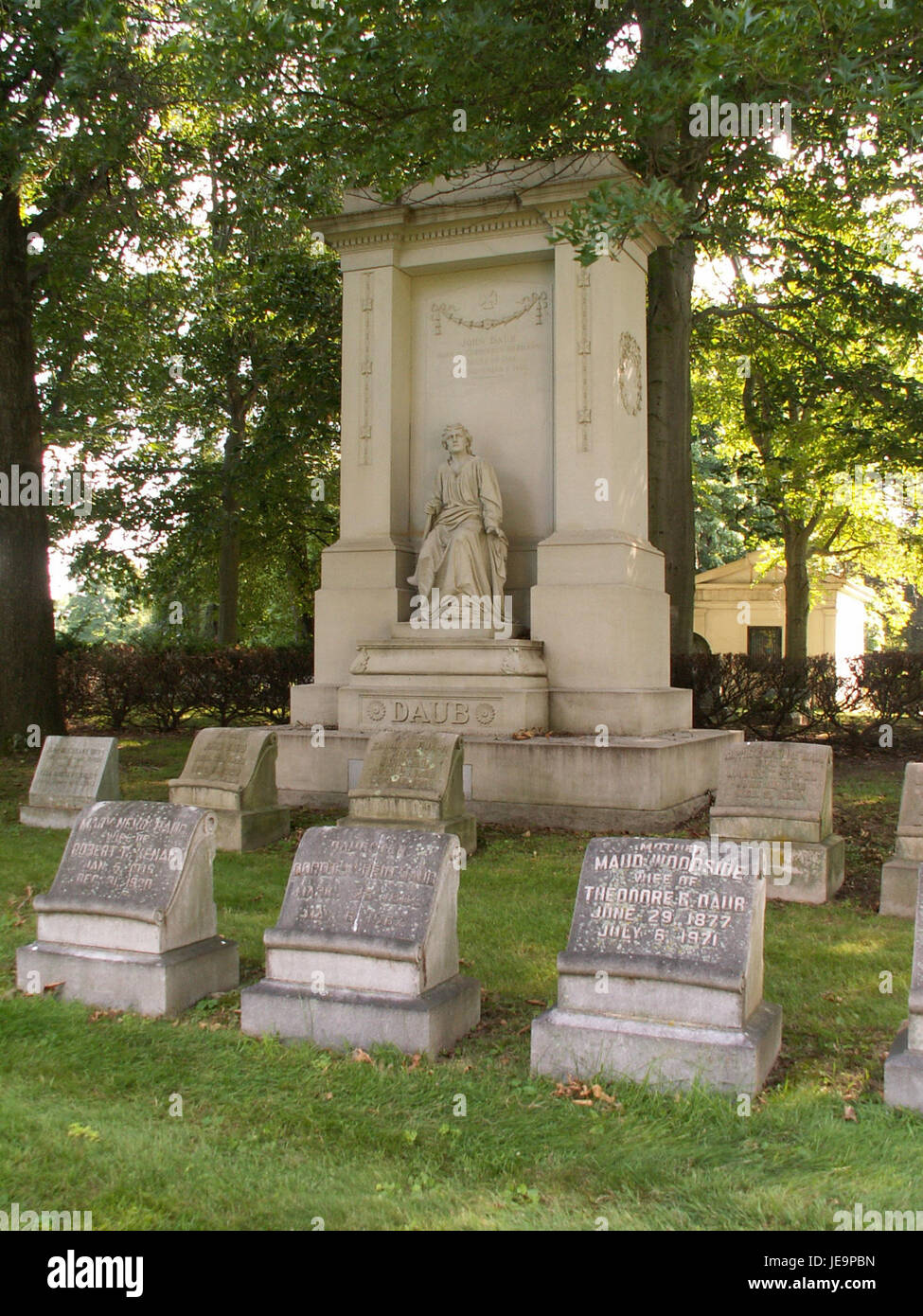 2014-07-22-Homewood-Cemetery-Daub-01 Banque D'Images