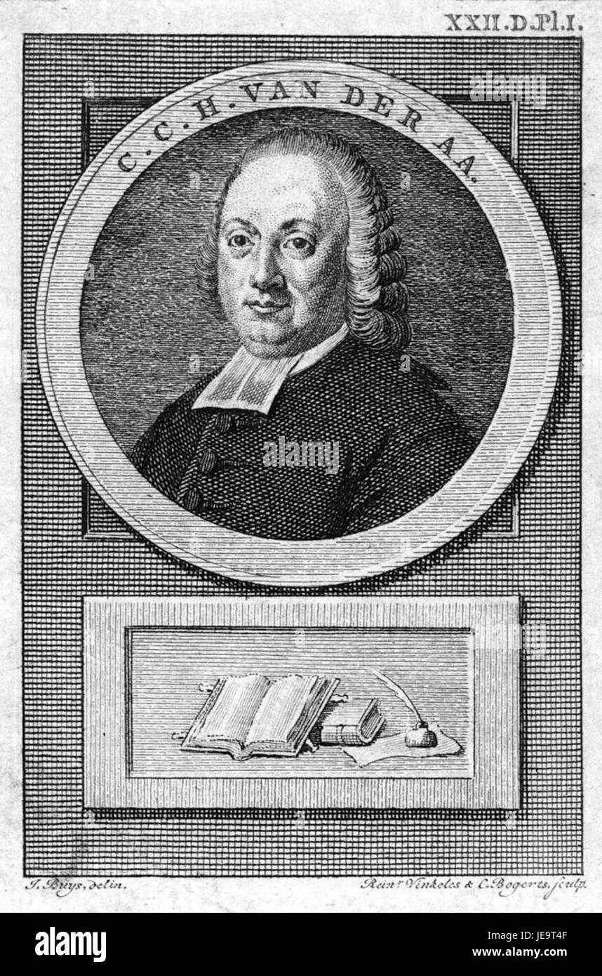 Christianus Carolus Henricus van der Aa, par Reinier Vinkeles Banque D'Images