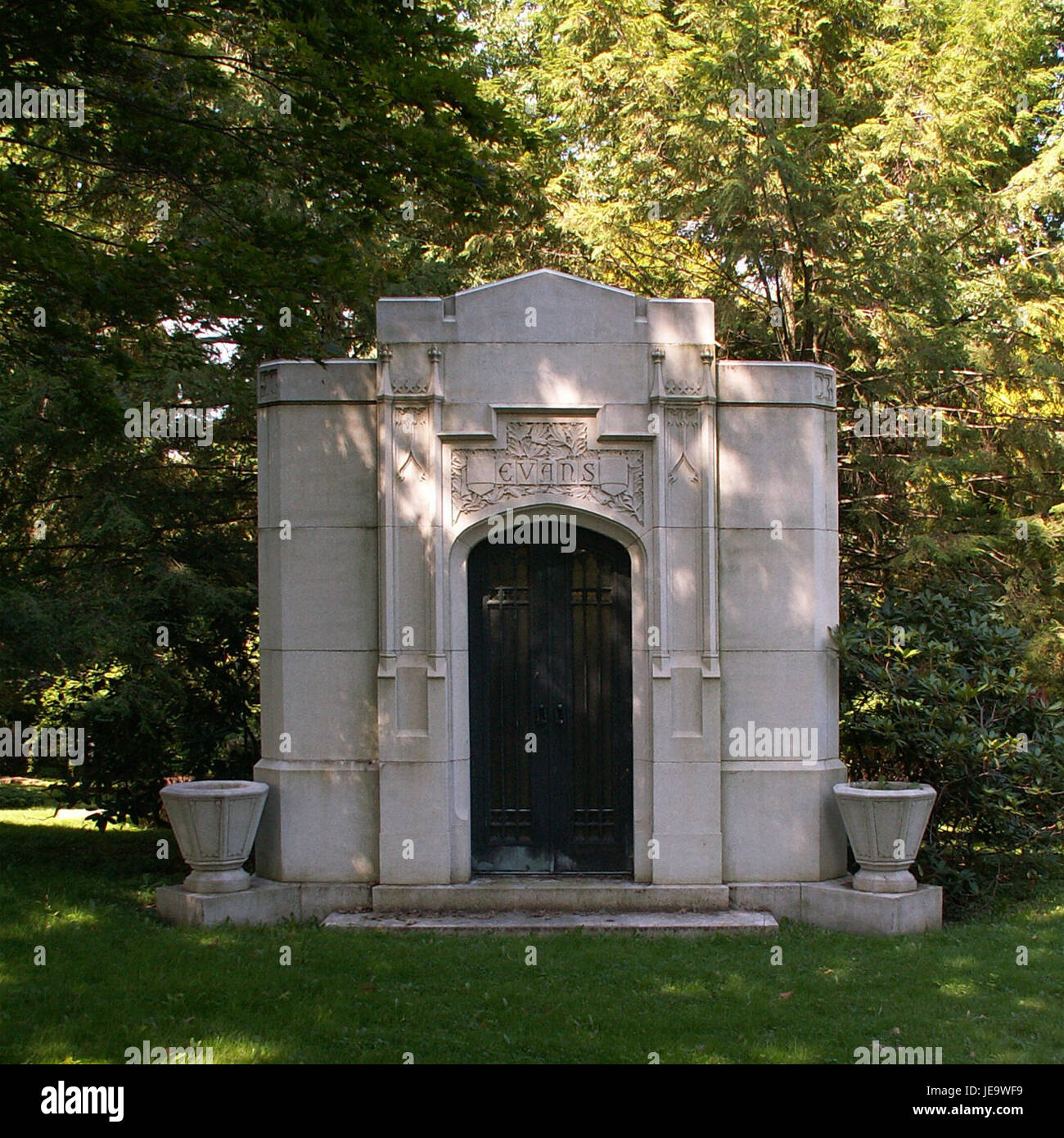 2014-08-25-Homewood-Cemetery-Evans-01 Banque D'Images