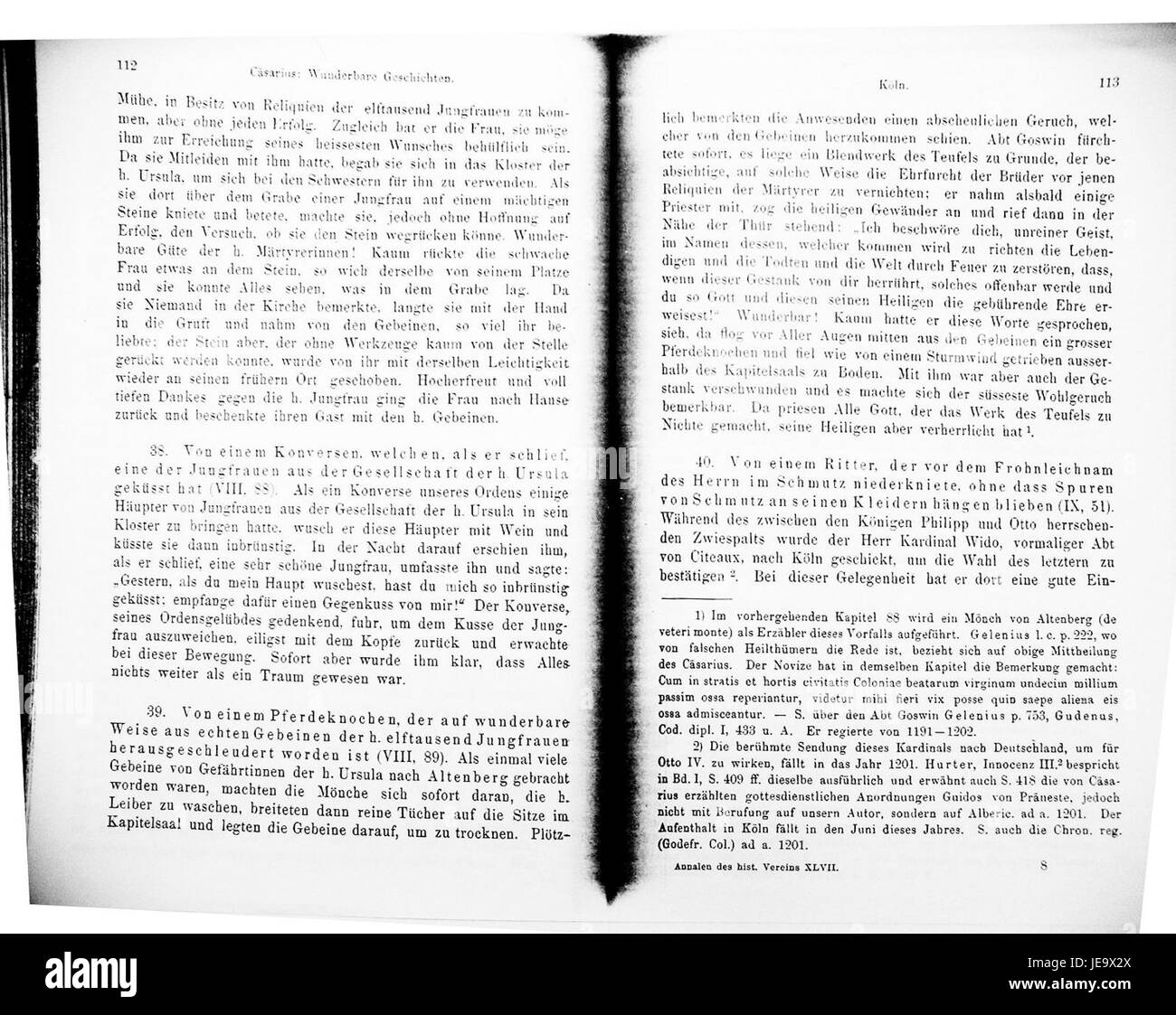 De Dialogus miraculorum de Kaufmann est une œuvre historique qui comprend une collection d'événements miraculeux et d'histoires religieuses. Le livre est un exemple significatif de littérature médiévale, axé sur les thèmes de la foi et de l'intervention divine dans la vie quotidienne. Banque D'Images