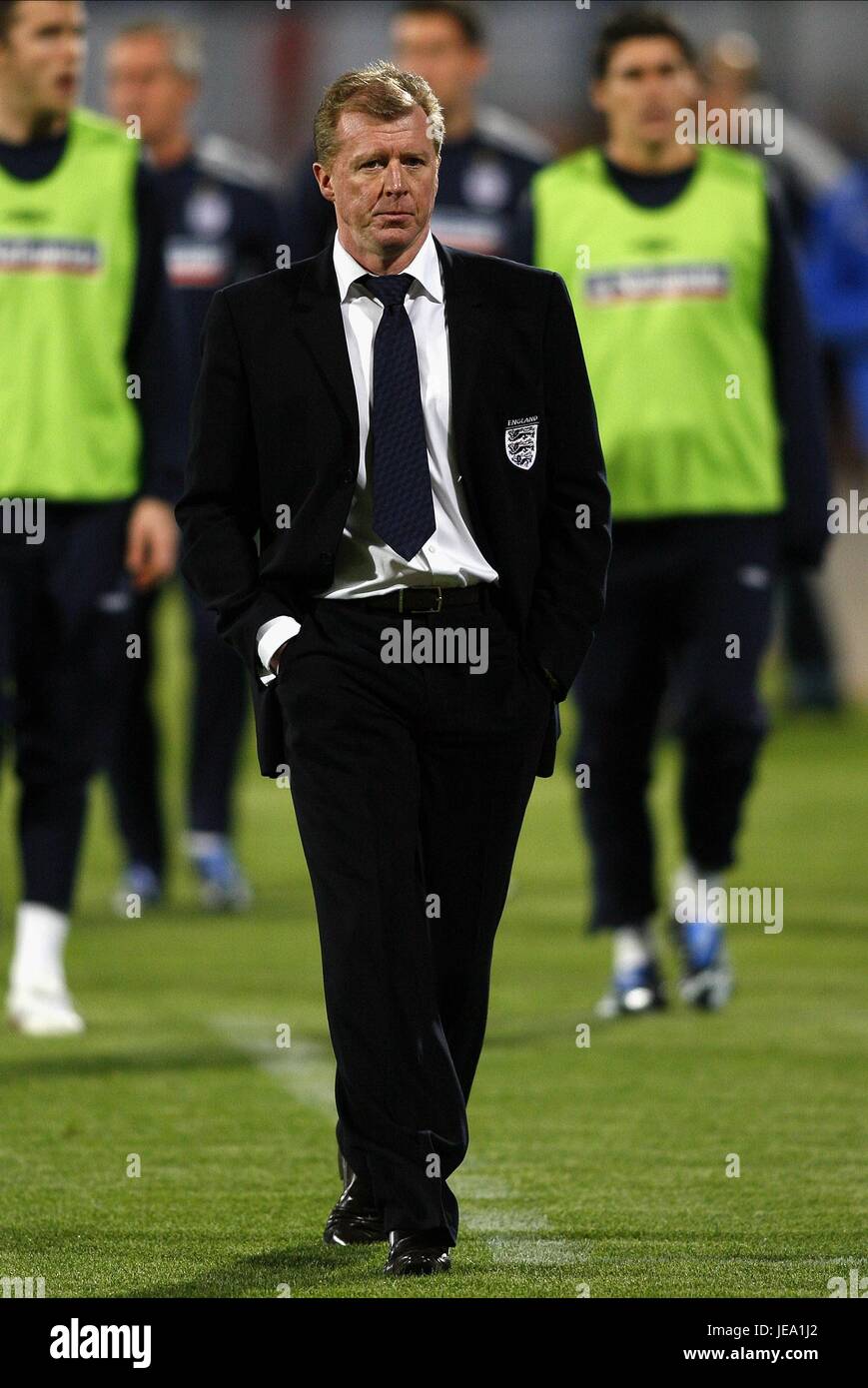 STEVE MCCLAREN après 0-0 TIRER ISRAËL V ANGLETERRE EURO QUALIFICATIONS EXIGEES RAMAT GAN STADIUM TEL AVIV ISRAËL 24 Mars 2007 Banque D'Images