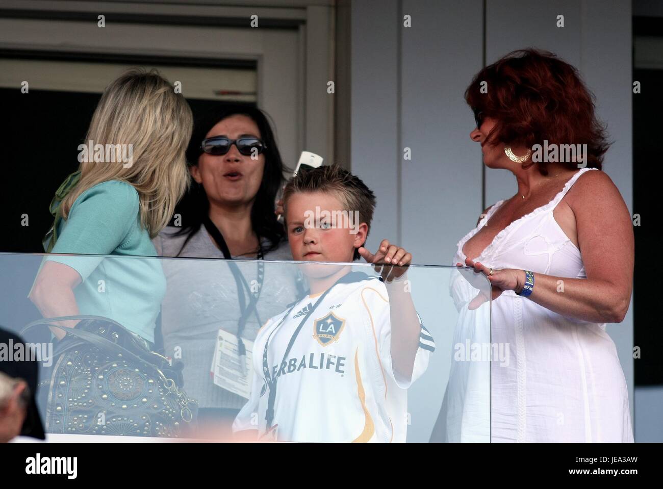 BROOKLYN BECKHAM FILS DE DAVID BECKHAM HOME DEPOT CENTER CARSON CALIFORNIA USA 21 Juillet 2007 Banque D'Images