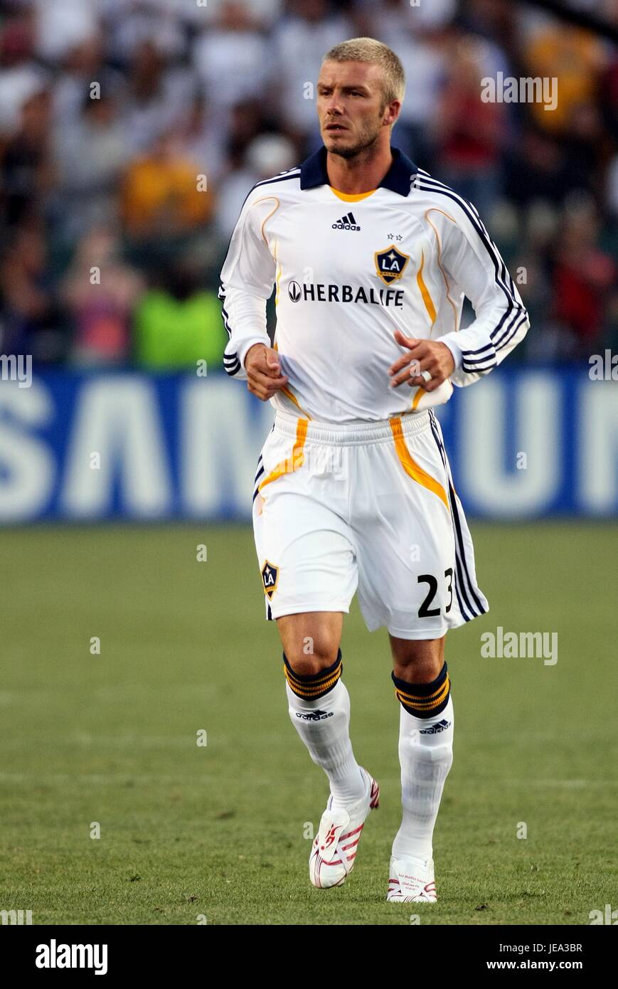 DAVID BECKHAM, LOS ANGELES GALAXY HOME DEPOT CENTER CARSON CALIFORNIA USA 21 Juillet 2007 Banque D'Images