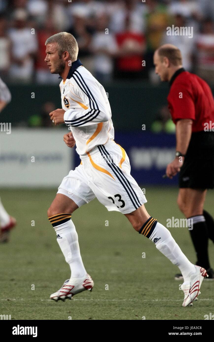 DAVID BECKHAM, LOS ANGELES GALAXY HOME DEPOT CENTER CARSON CALIFORNIA USA 21 Juillet 2007 Banque D'Images