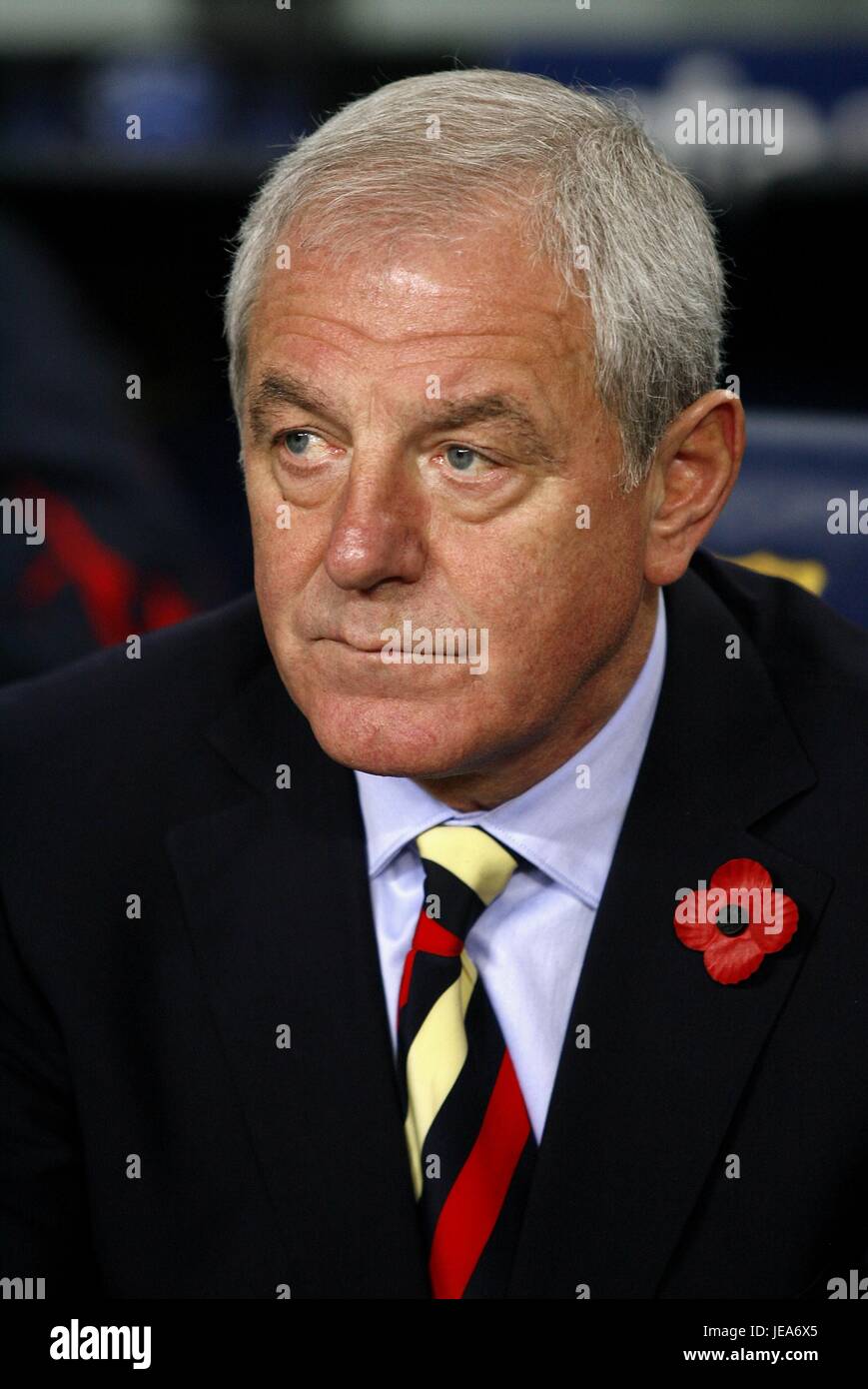 WALTER SMITH MANAGER des Glasgow Rangers BARCELONE CAMP NOU ESPAGNE 07 Novembre 2007 Banque D'Images