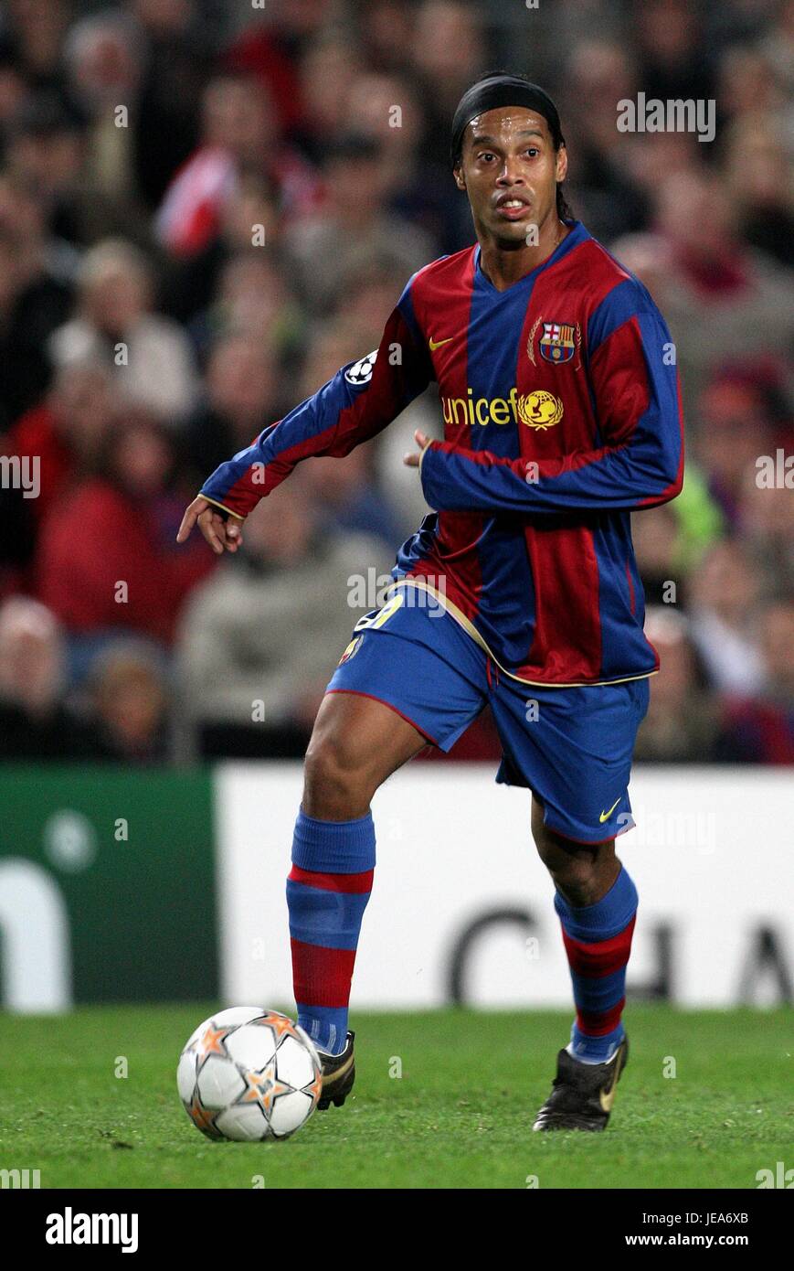 Ronaldinho Of Barcelona Banque De Photographies Et D Images A Haute Resolution Alamy