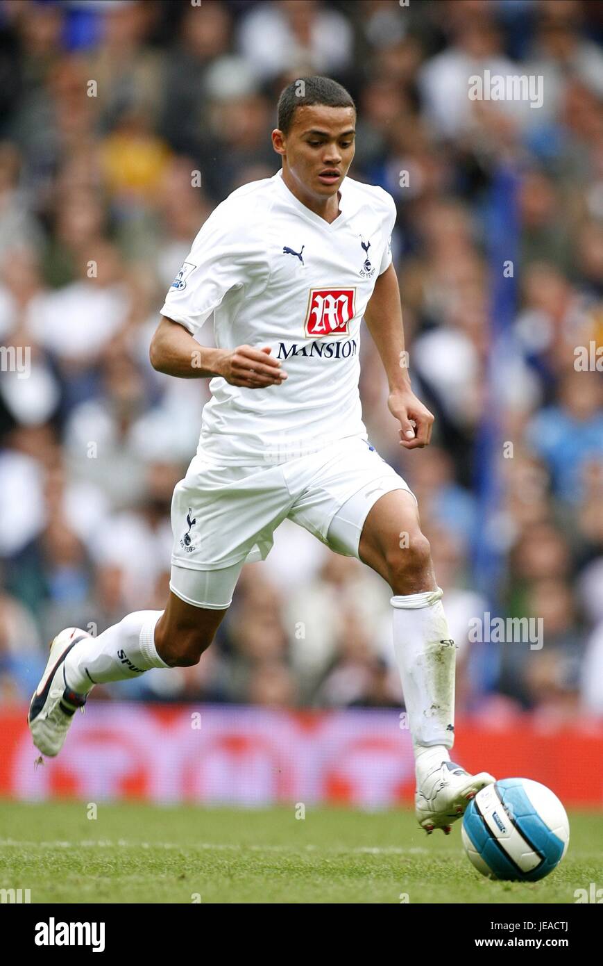 JERMAINE STAND SPURS V DERBY COUNTY White Hart Lane, TOTTENHAM LONDON ANGLETERRE 18 Août 2007 Banque D'Images