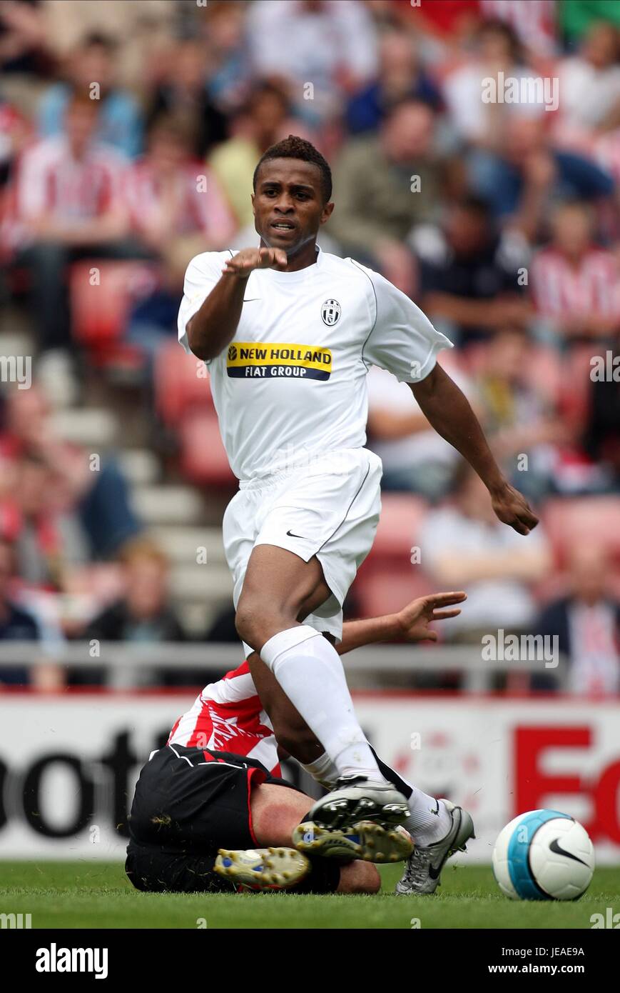 JORGE ANDRADE JUVENTUS STADIUM OF LIGHT SUNDERLAND ENGLAND 04 Août 2007 Banque D'Images