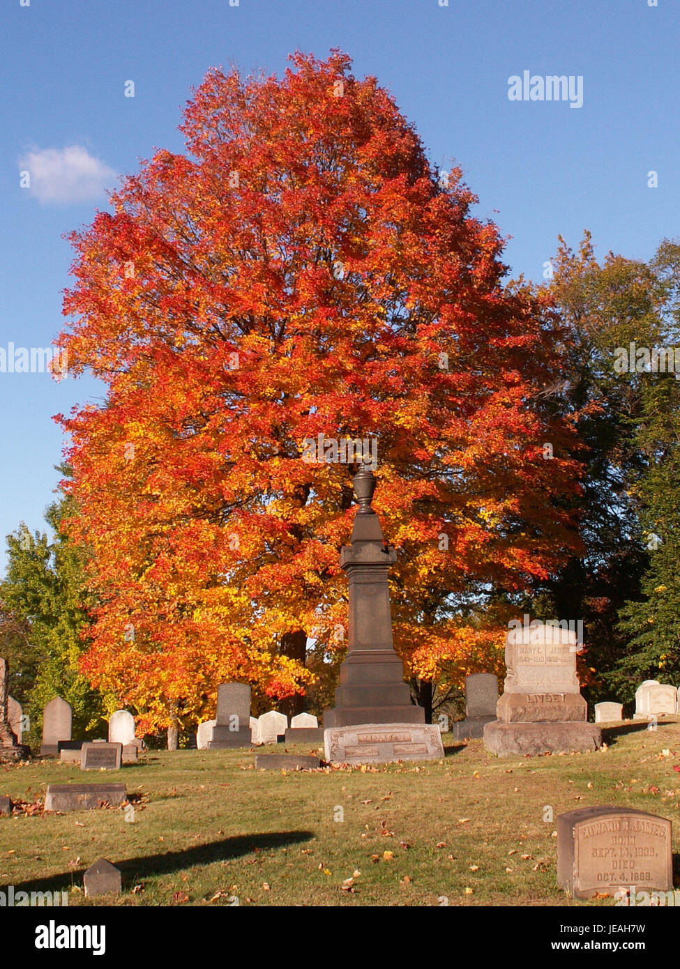 2014-10-23-Homewood-Cemetery-quitte-01 Banque D'Images