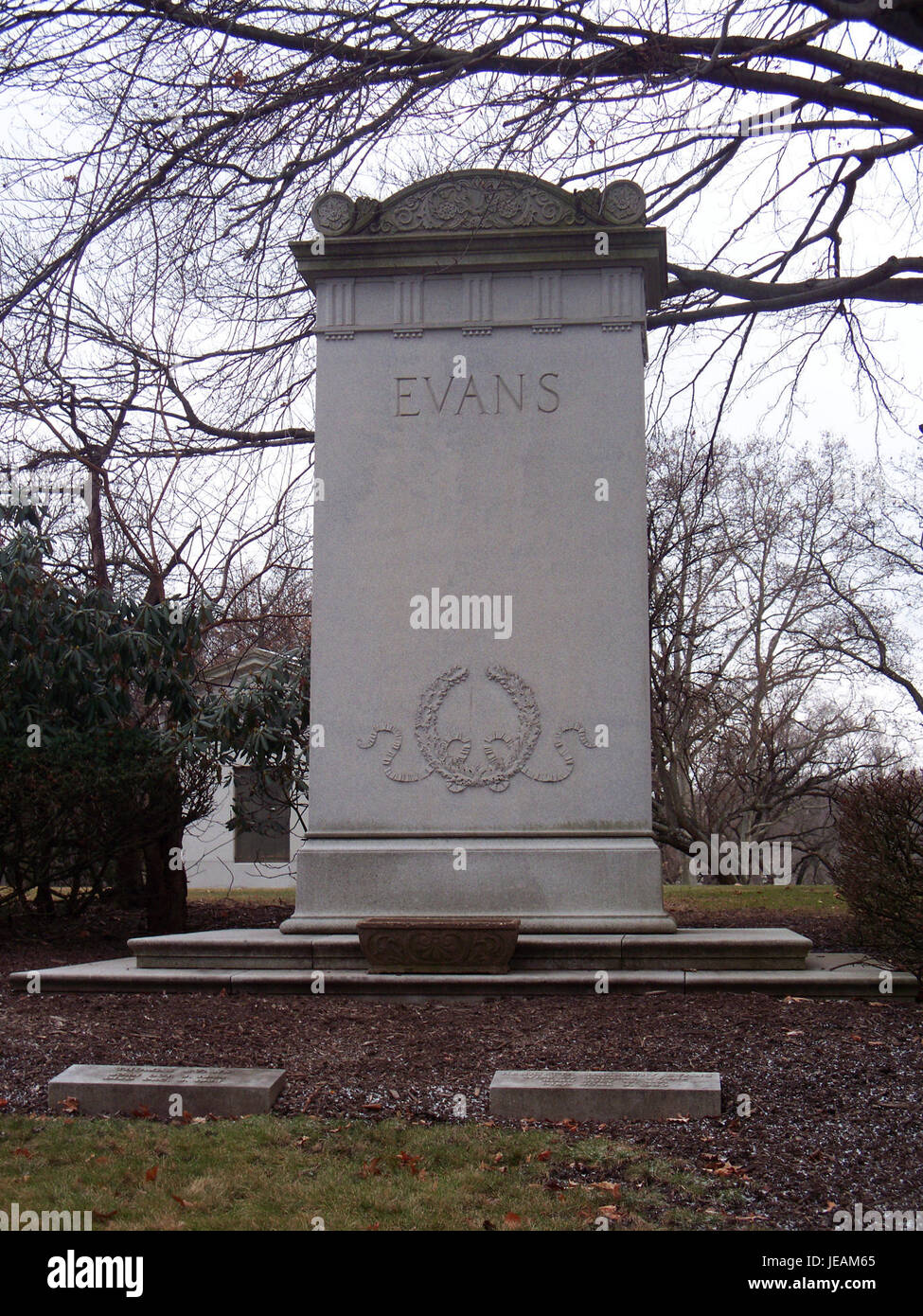 2014-12-19-Homewood-Cemetery-Evans-01 Banque D'Images