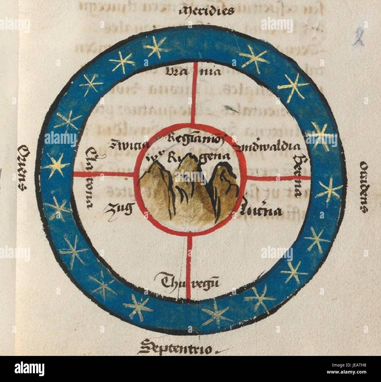 La Confédération Bonstetten de 1479 était une alliance militaire et politique formée par des villes suisses. Elle vise à défendre les intérêts de ses membres contre les menaces extérieures et à consolider la coopération régionale. Banque D'Images