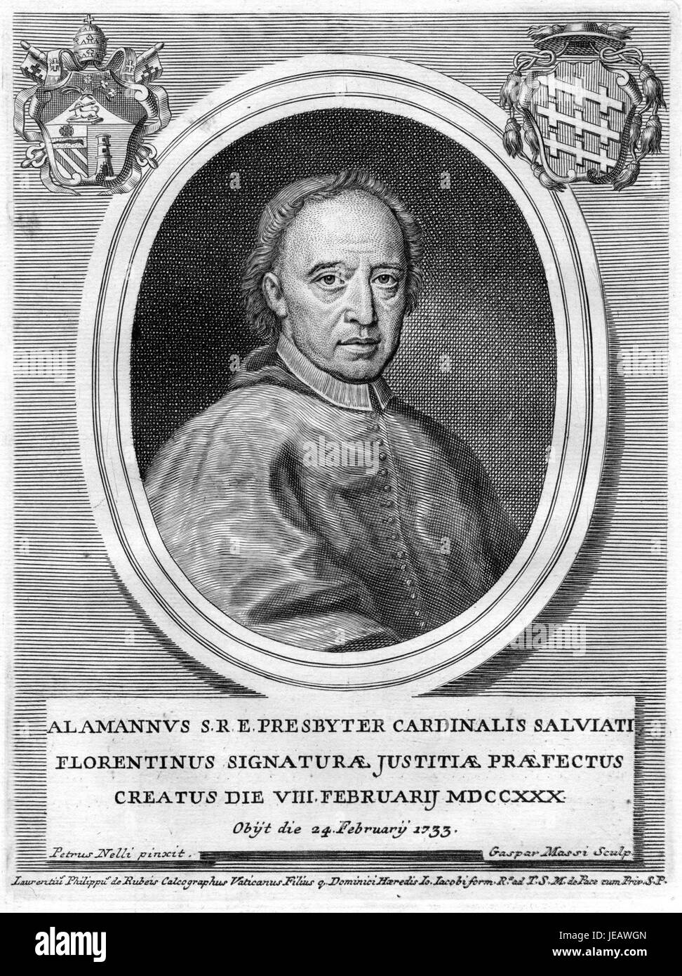 Alamanno Salviati est un artiste italien de la Renaissance, connu pour ses contributions à l'art religieux et son travail dans la peinture de fresques. Ses pièces les plus renommées représentaient souvent des sujets bibliques et des figures religieuses. Banque D'Images