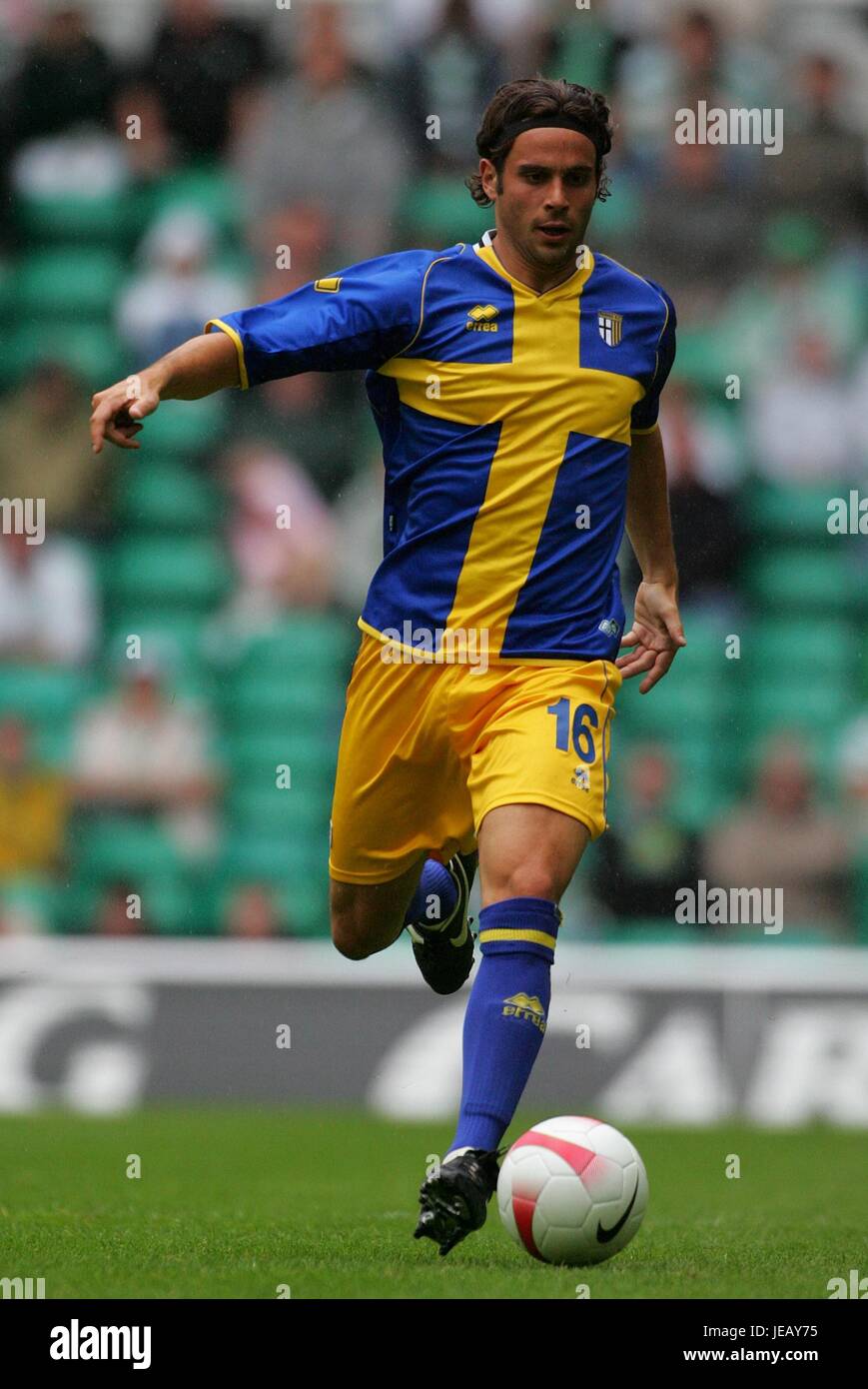 ALESSIO TOMBESI PARMA CELTIC PARK GLASGOW ECOSSE 29 Juillet 2007 Banque D'Images