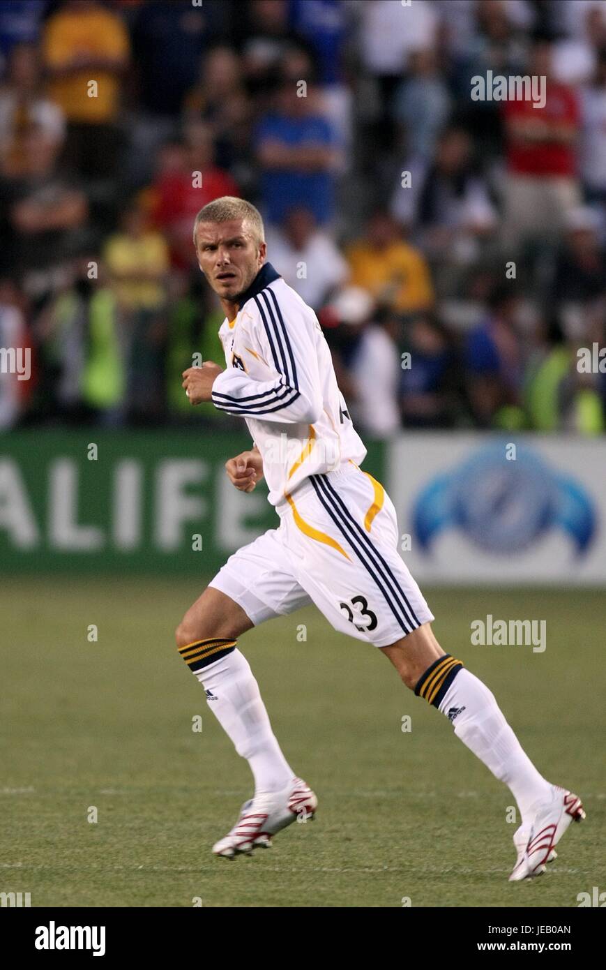 DAVID BECKHAM, LOS ANGELES GALAXY HOME DEPOT CENTER CARSON CALIFORNIA USA 21 Juillet 2007 Banque D'Images