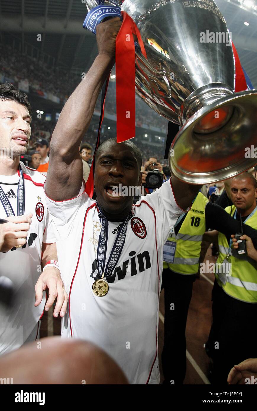 CLARENCE SEEDORF AC Milan V LIVERPOOL STADE OLYMPIQUE Athènes Grèce 23 Mai 2007 Banque D'Images