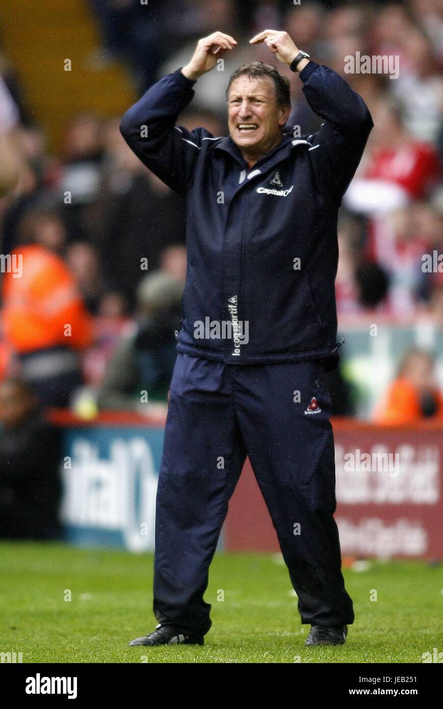 NEIL WARNOCK SHEFFIELD UTD V Wigan Athletic BRAMALL LANE SHEFFIELD ENGLAND 13 Mai 2007 Banque D'Images