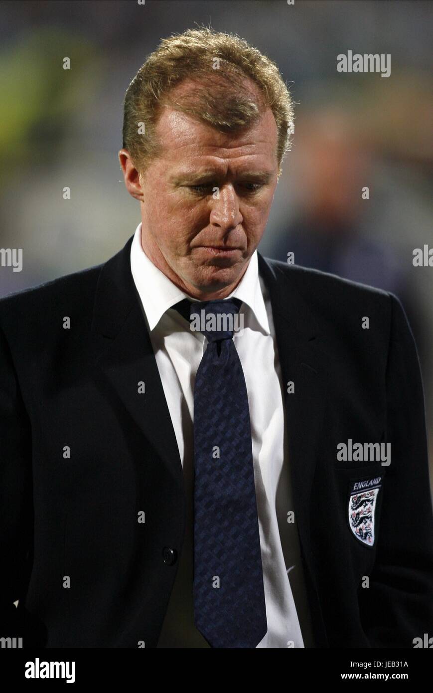 STEVE MCCLAREN après 0-0 TIRER ISRAËL V ANGLETERRE EURO QUALIFICATIONS EXIGEES RAMAT GAN STADIUM TEL AVIV ISRAËL 24 Mars 2007 Banque D'Images