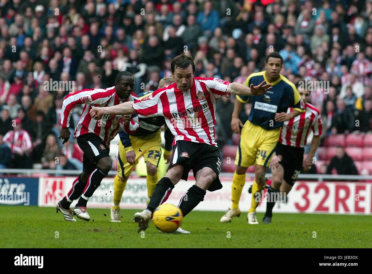 DAVID CONNOLLY V SUNDERLAND RÉSULTATS DERBY STADE DE LA LUMIÈRE DE L'ANGLETERRE SUNDERLAND 24 Février 2007 Banque D'Images