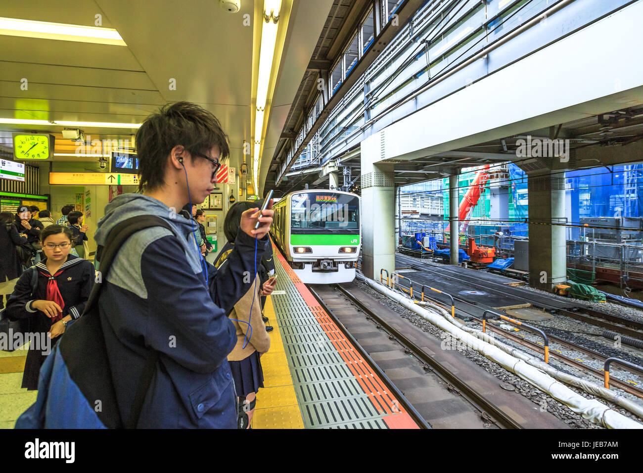 La ligne JR Yamanote Banque D'Images