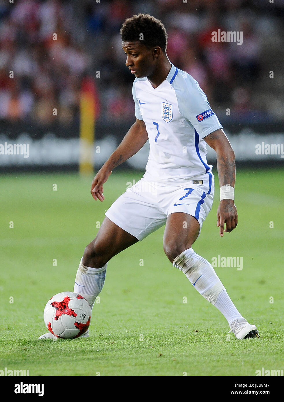 Demarai au cours de l'UEFA Gris sous-21 match entre l'Angleterre et la Pologne à Kolporter Arena le 22 juin 2017 à Kielce, Pologne. (Photo de MO Media) Banque D'Images